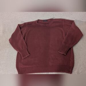 Brandy Melville Burgundy Crewneck Sweater